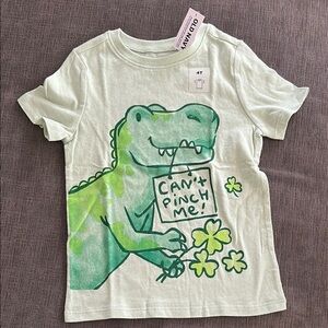 OLD NAVY Toddler Dinosaur St patricksday shirt 4T